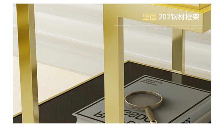 夢達酒店不銹鋼茶幾，202穩固鋼材框架