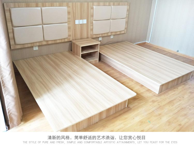 夢達酒店家具標間全套實拍圖