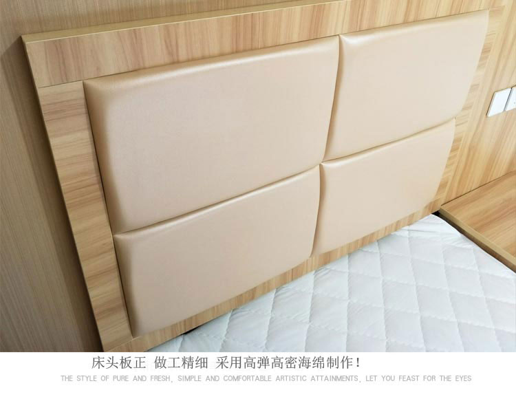 夢達酒店家具標間全套：床頭圖片