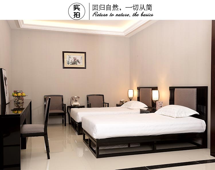 夢(mèng)達(dá)酒店客房全套家具裝修效果圖