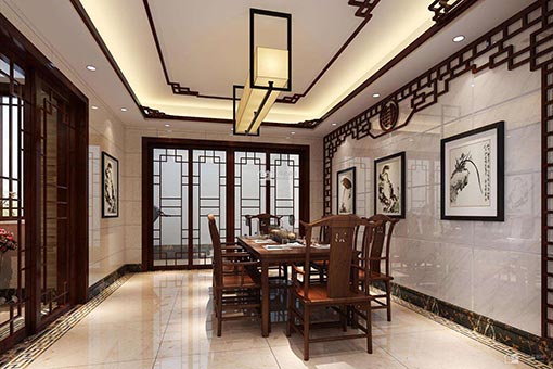 現代中式風酒店家具圖片