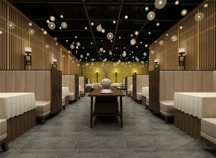 酒店餐廳家具裝修效果圖